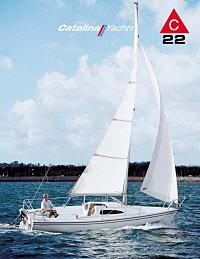 The Catalina 22 publicity photo- Click to see this and many other great action photos of the Catalina 22.